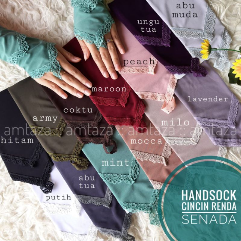 [BISA COD] handsock cincin renda senada amtaza | Handsock cincin renda amtaza | manset cincin renda | manset pita | handsock pita