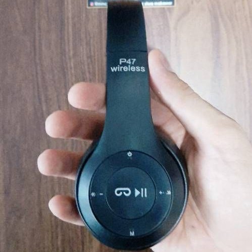Best Deals Headset / Hendsfree / P47 Headphone Wireless Bluetooth Stereo 5.0+Edr Ready Makassar