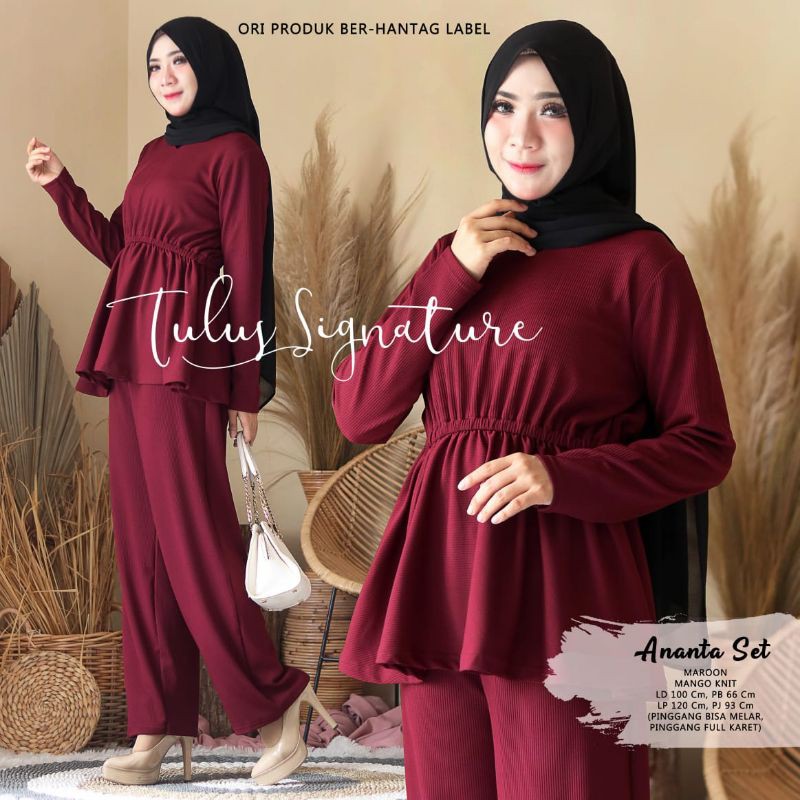 ANANTA SET / TULUS SIGNATURE / ANANTA SET TULUS SIGNATURE / TULUS SIGNATURE SOLO