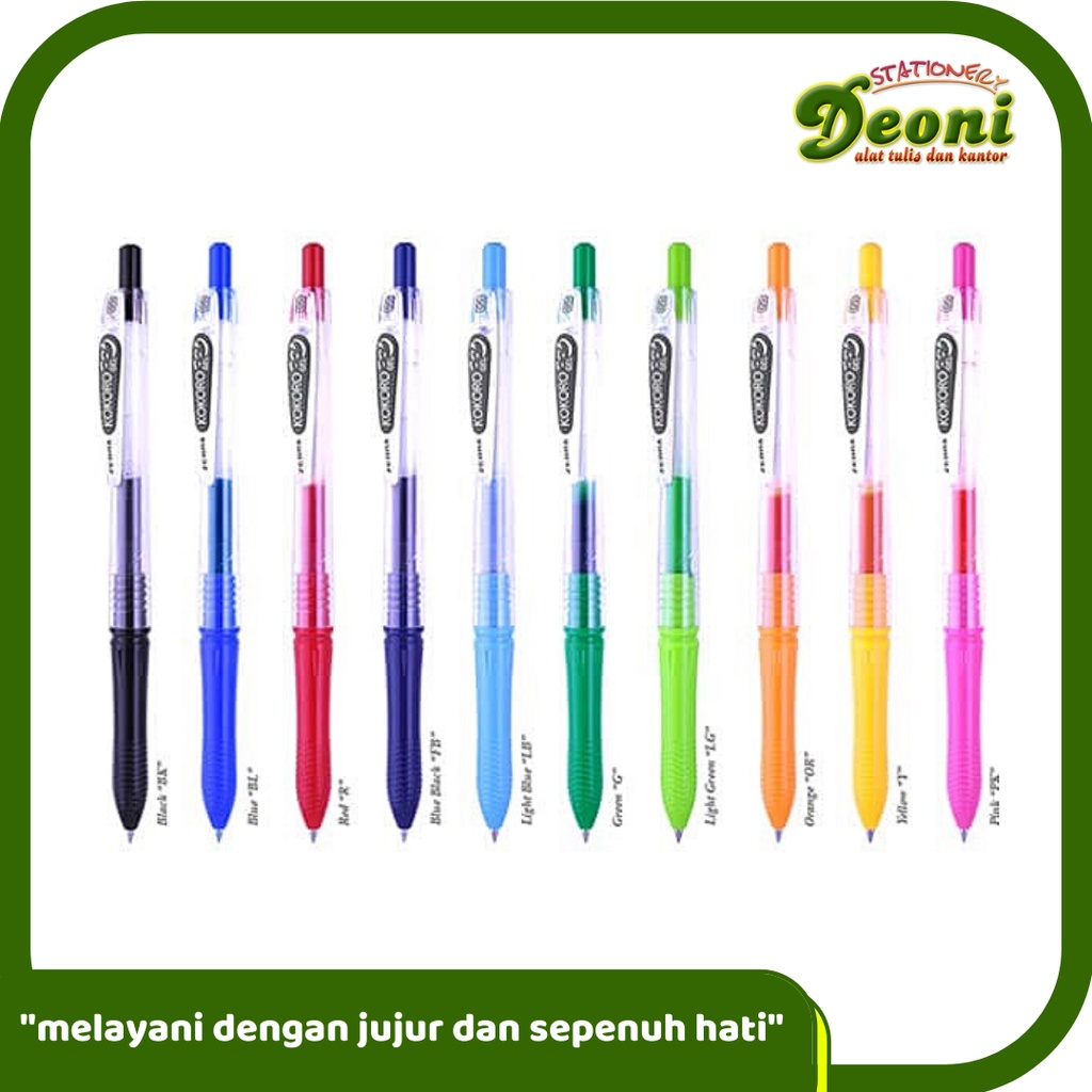 

ZEBRA Kokoro Gel 0.5mm Pulpen Pen Banyak Warna - 1 Pcs