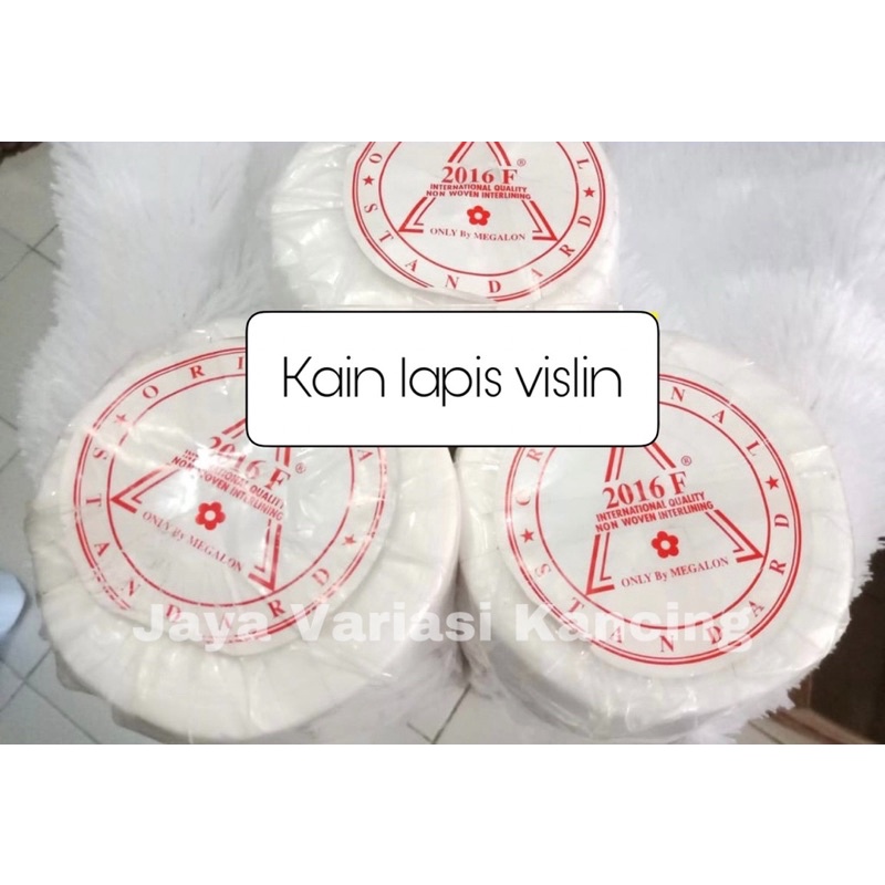 Vislin 2016f / kain keras / kain kapas / Lapis tipis lem
