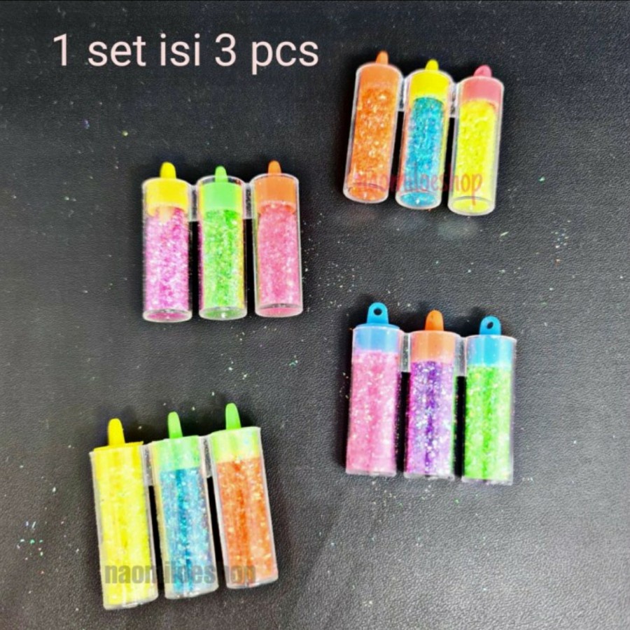 serbuk glitter nail art bubuk glitter art craft glitter