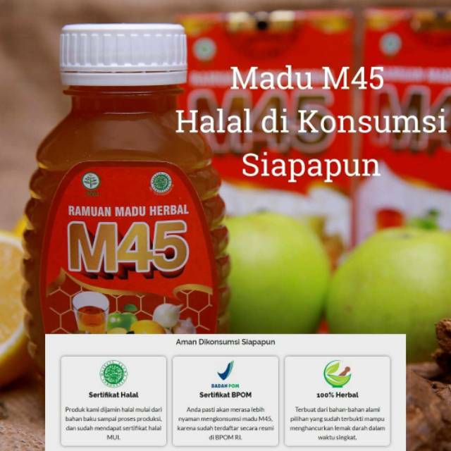 

Madu herbal M45 BPOM