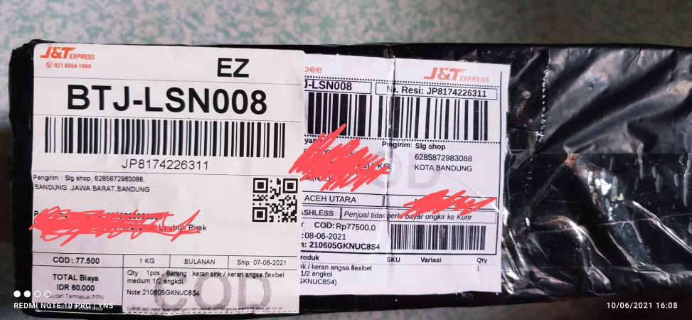 Keran Sink / Keran Angsa Flexibel Medium 1/2 Engkol