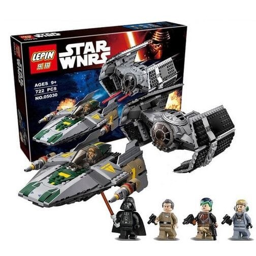 Star Wars Darth Vader TIE Advanced vs A-Wing 75150 Lepin 05030