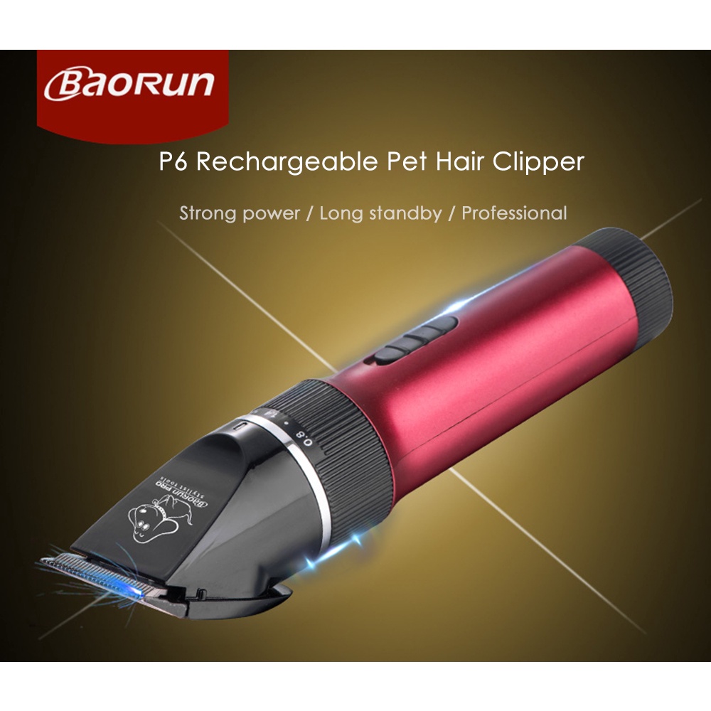 BaoRun Pro Alat Cukur Elektrik Bulu Binatang Pet Dog Clipper - P6