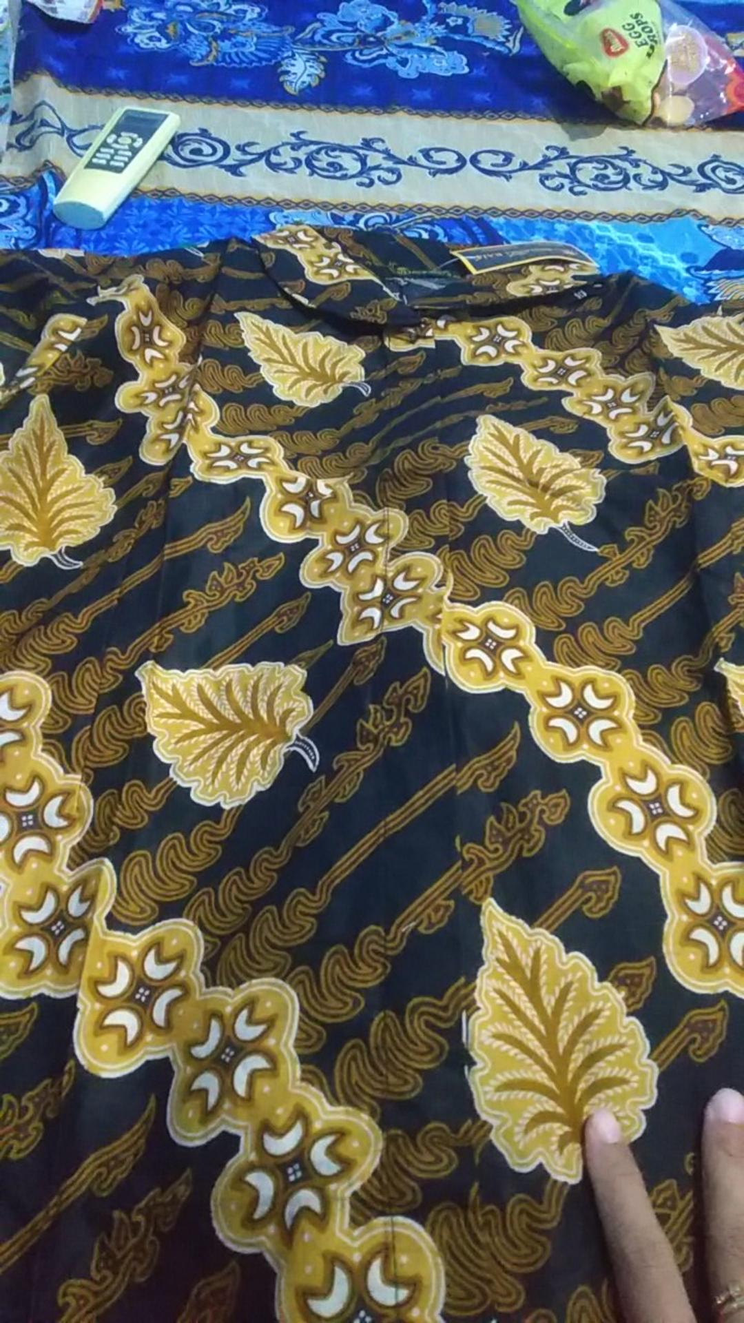Benang Raja Tunik Batik Wanita Lengan Panjang Ukuran Jumbo 2xl 3xl 4xl 5xl