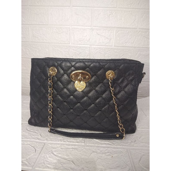 Preloved Tas Shoulder Wanita LOVCAT Warna Hitam