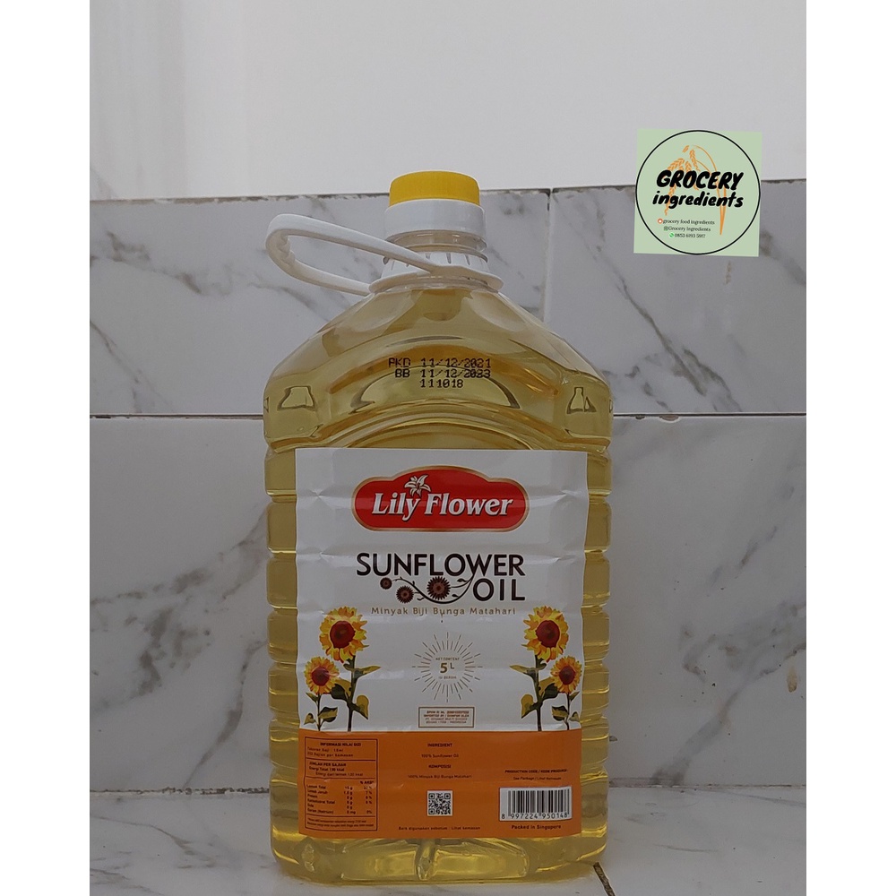 

Sunflower oil 5Ltr / Minyak Biji Bunga Matahari lily flower