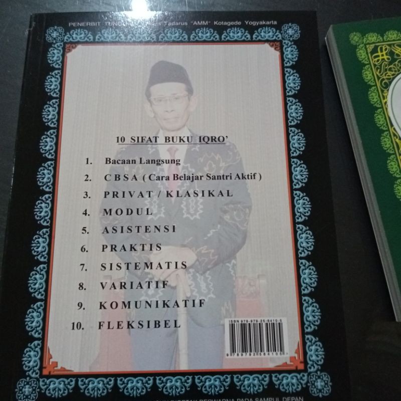 buku iqro bendel besar kertas buram(15×21cm)