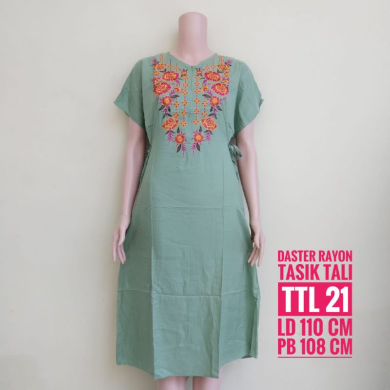 daster Bordir katun rayon