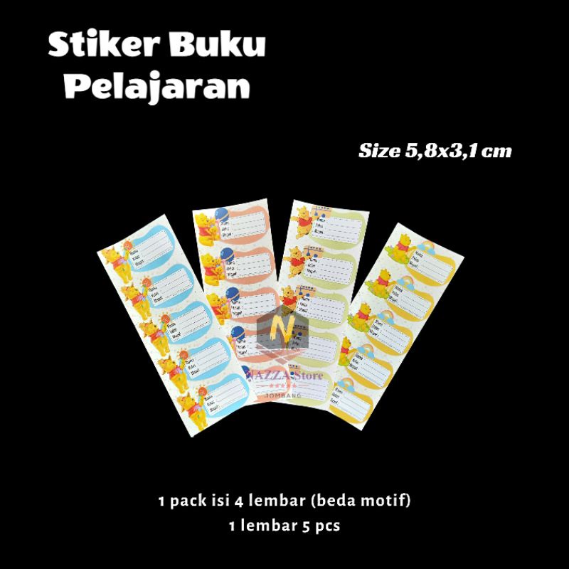 

Stiker Buku Nama Mata Pelajaran isi 20 pcs