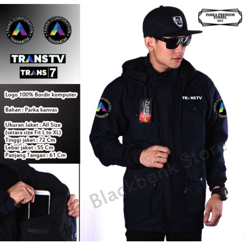 jaket transcorp trans tv trans 7 vision premium
