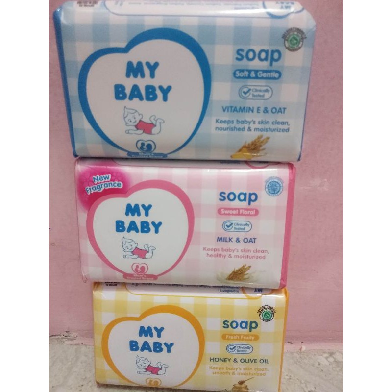 MY BABY SOAP SOFT &amp; GENTLE, SWEET FLORAL, FRESH Fruity 60g