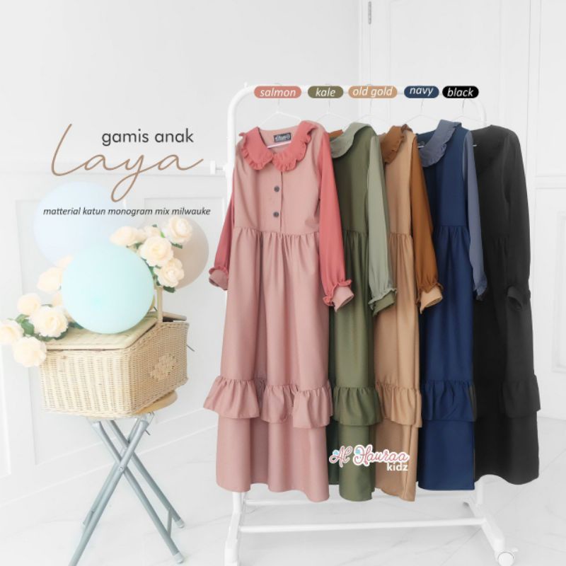 LAYA KIDS GAMIS SET KHIMAR AL HAURAA