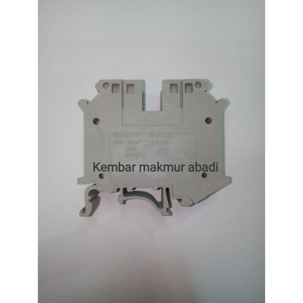 Terminal Block Blok Type UK TUK35N TUK 35N 35mm GREY FORT UK35N