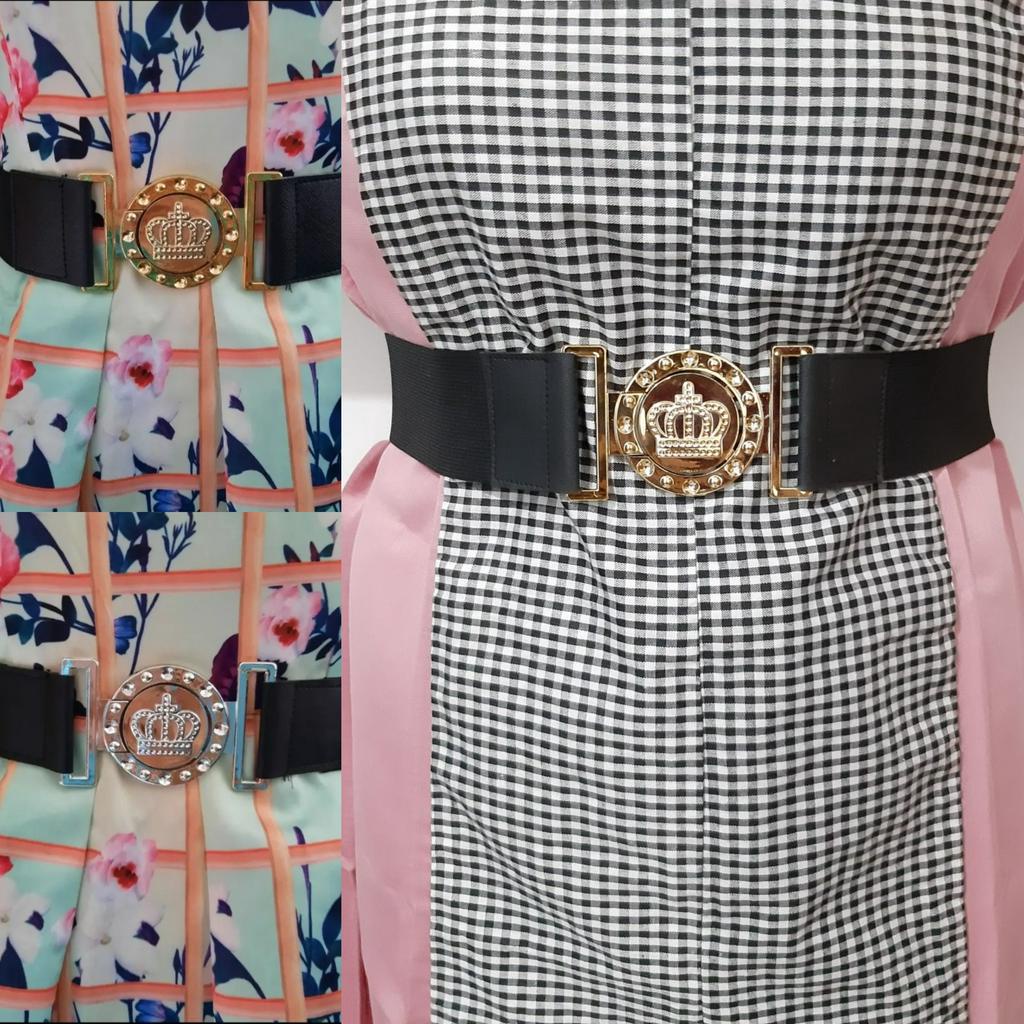 ikat pinggang wanita elastis belt karet melar strecht