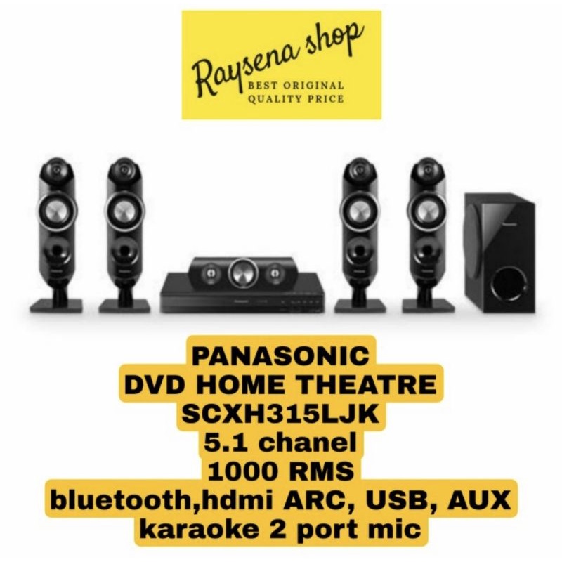 PANASONIC SCXH315LJK DVD HOME THEATRE KARAOKE