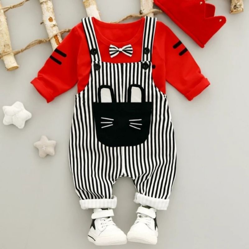 OVERALL ANAK PEREMPUAN BAHAN PREIMUM USIA 3BULAN - 4 TAHUN  IMPORT/OVERALL ANAK BAHAN PREMIUM SETELA