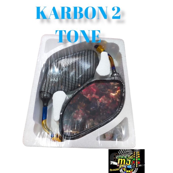 Spion Click  Karbon Spion Model click 125 Hma Hitam/Spion Klik two tone Universal Nmax,Nmax New 2020,Aerox,Adv,Xmax,Vario Dll-KARBON 2 TONE