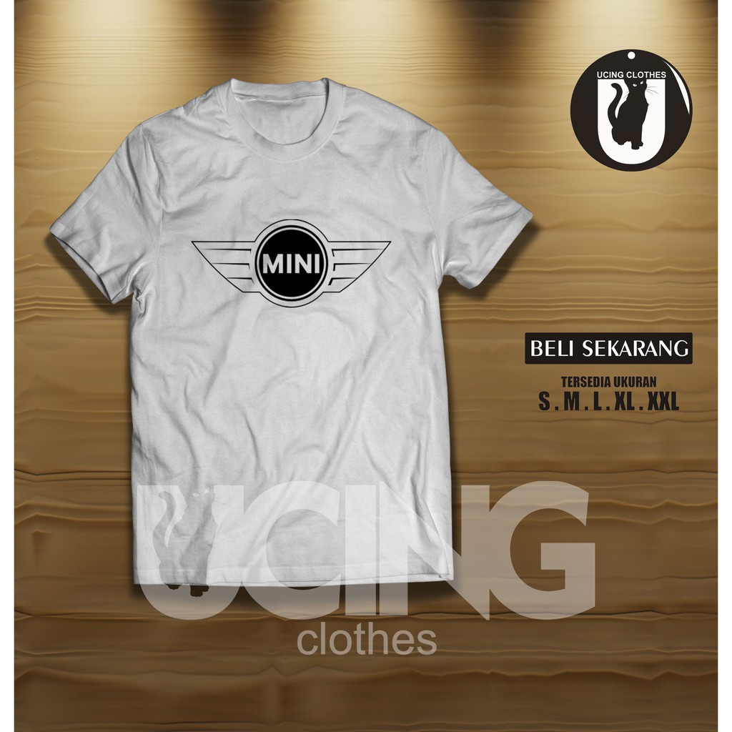 Kaos Baju Mobil Mini Cooper Logo Kaos Otomotif