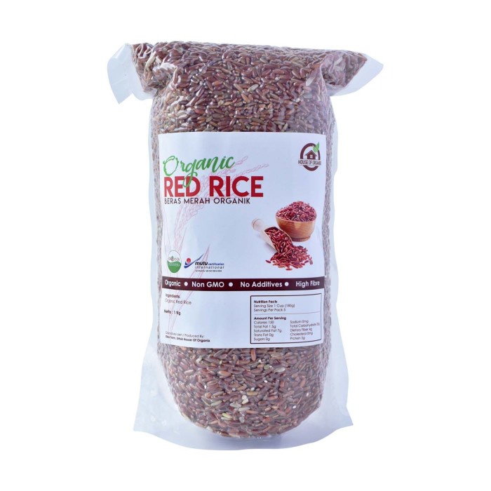 

540ffipp House Of Organix Organic Red Rice ( Beras Merah Organik ) 244Q4012