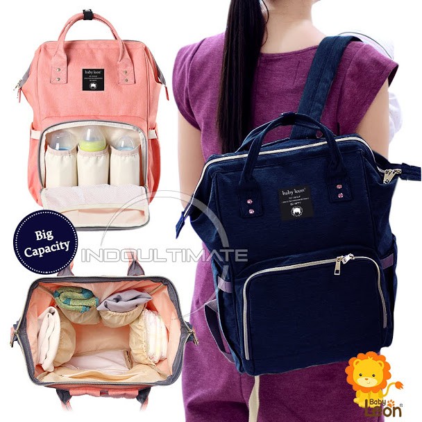 Tas bayi Backpack BABY LEON Tas Perlengkapan Baby Ransel Tas Popok / Diaper Bag FS HS-899 &amp; HS 899-1