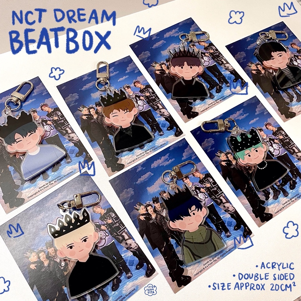 Beatbox NCT Dream Keychain Acrylic | Itsfromtita