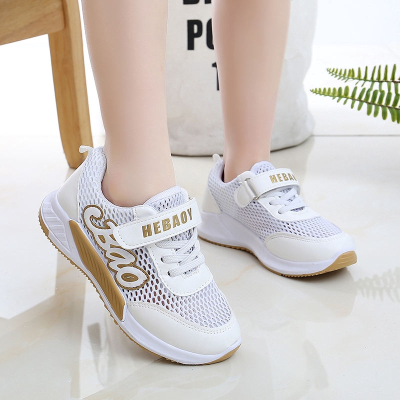 W6605 mesh sepatu anak sneakers perempuan lakilaki