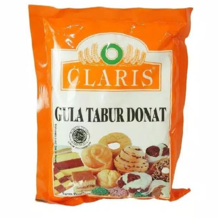 Gula Donat Claris/Gula halus/Gula tabur donat 250gram - G. Tabur Donat