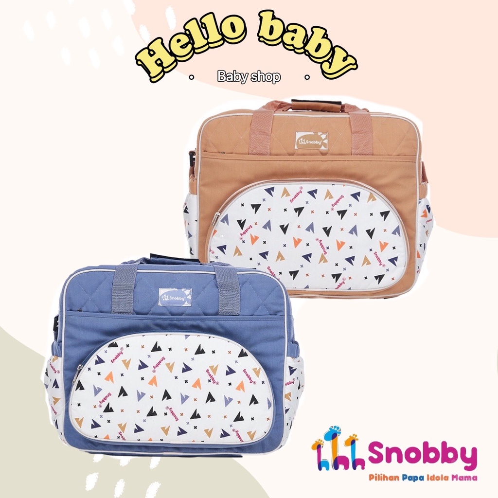 Tas Bayi Besar Snobby Summit Series Saku Print