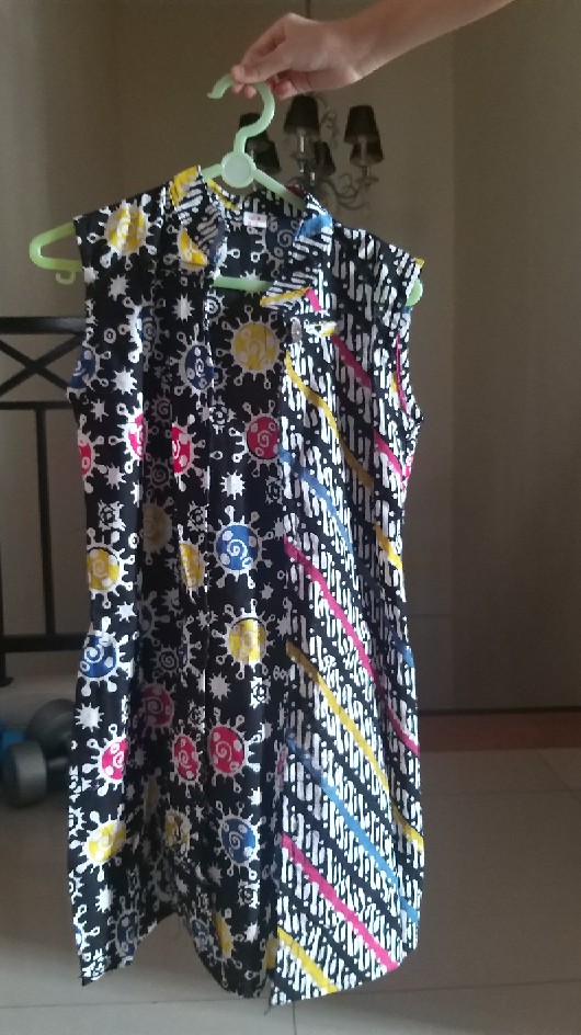 Outer Batik Anak Cewek Long Outer Anak Cardigan Batik Anak Rompi Batik Anak Perempuan Outer Batik