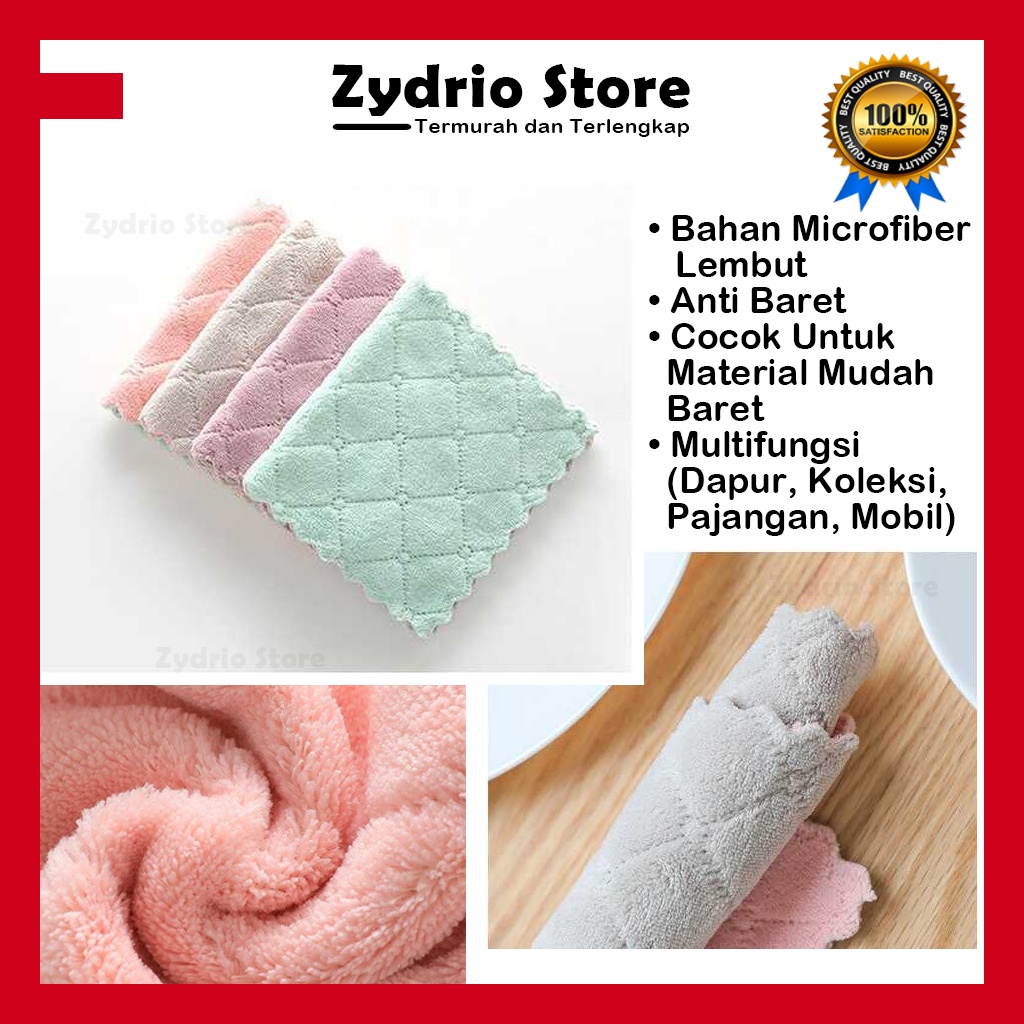 Kain Lap Microfiber / Serbet Kain Mikrofiber Mobil Motor Dapur HP