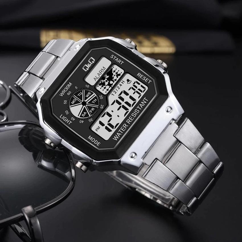 jam tangan pria original jam tangan cowok jam tangan digital Jam Tangan Pria Kasual Sport Digital QQ
