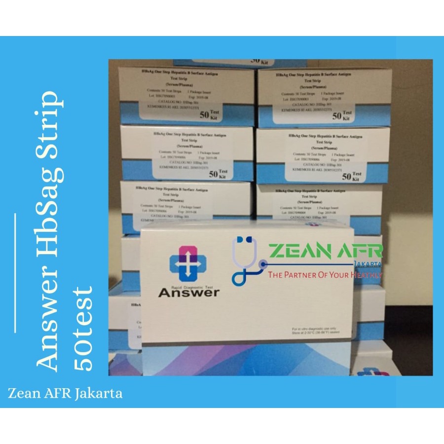 Answer HbSag Strip 50Test / HbSaG Strip Answer