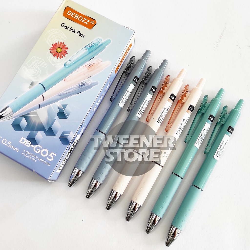 

(1PCS) Debozz DB-G05 Gel Ink Pen 0.5mm | Tinta Hitam | Ballpoint Pulpen