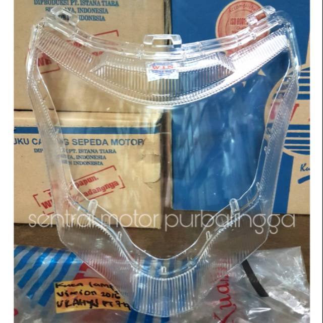 Kaca mika lampu depan yamaha new vixion 2015-2017 mika depan vixion lighting