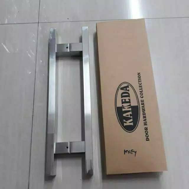 SATU PASANG PANJANG 60CM GAGANG TARIKAN PINTU RUMAH KACA - HANDLE STENLIS PINTU KACA