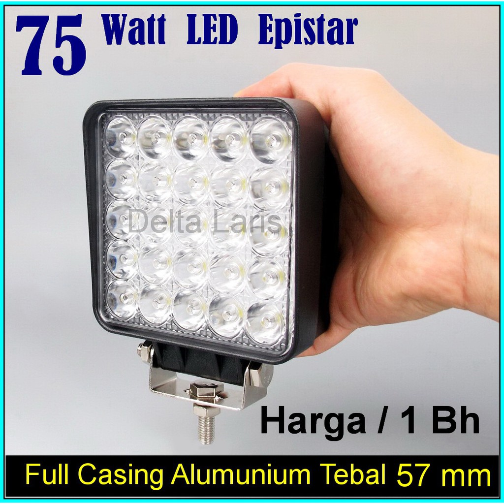 Lampu Tembak LED terbaru 75W Terang 12v Mobil Motor 24Volt Truk Bus