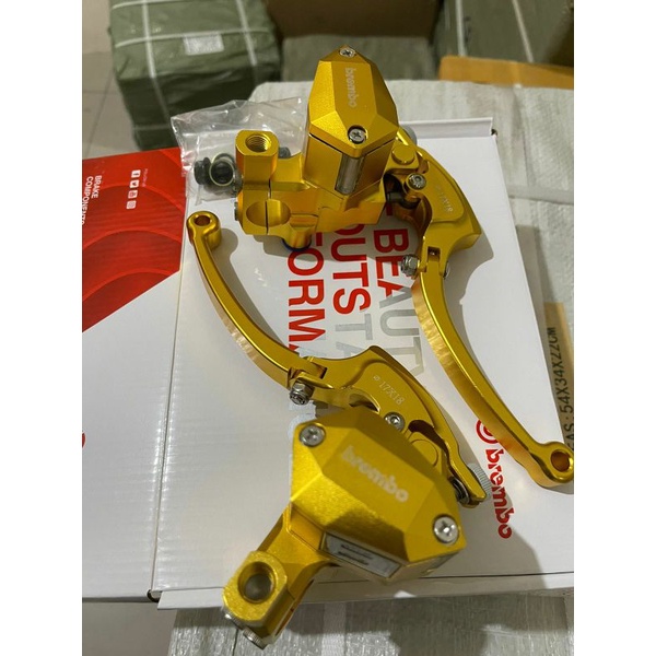 master rem tabung aquarium Brembo full cnc master rem atas Brembo tabung aquarium 1 set kiri kanan k