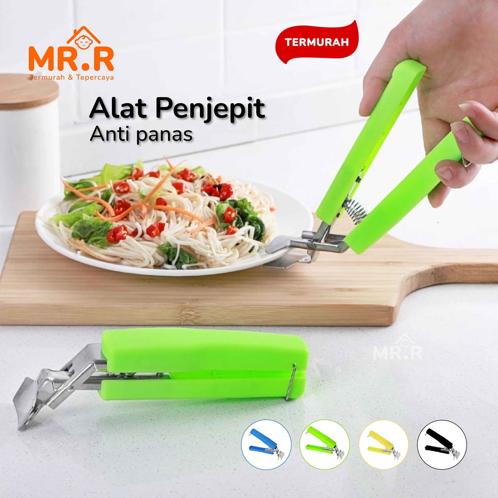 Alat Penjepit Anti Panas Jepit Pegangan Panci Mangkuk Mangkok Piring Peralatan Dapur Anti Hot Clip