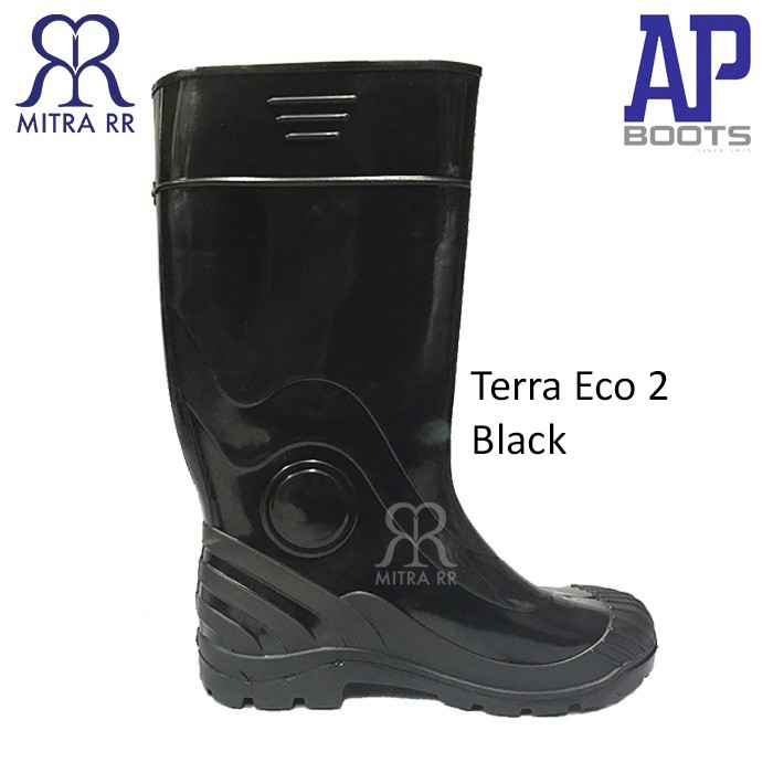 Sepatu AP boot Terra Eco 2 Black Sepatu Boots Hitam Tinggi Terra Hitam