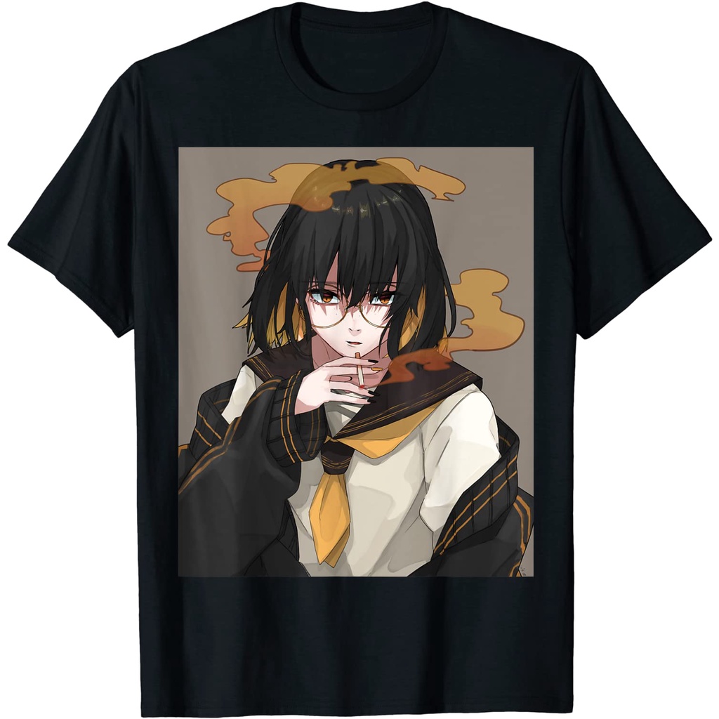 Baju Dewasa Anime Girl Lofi Aesthetic Waifu Japanese Otaku T-Shirt