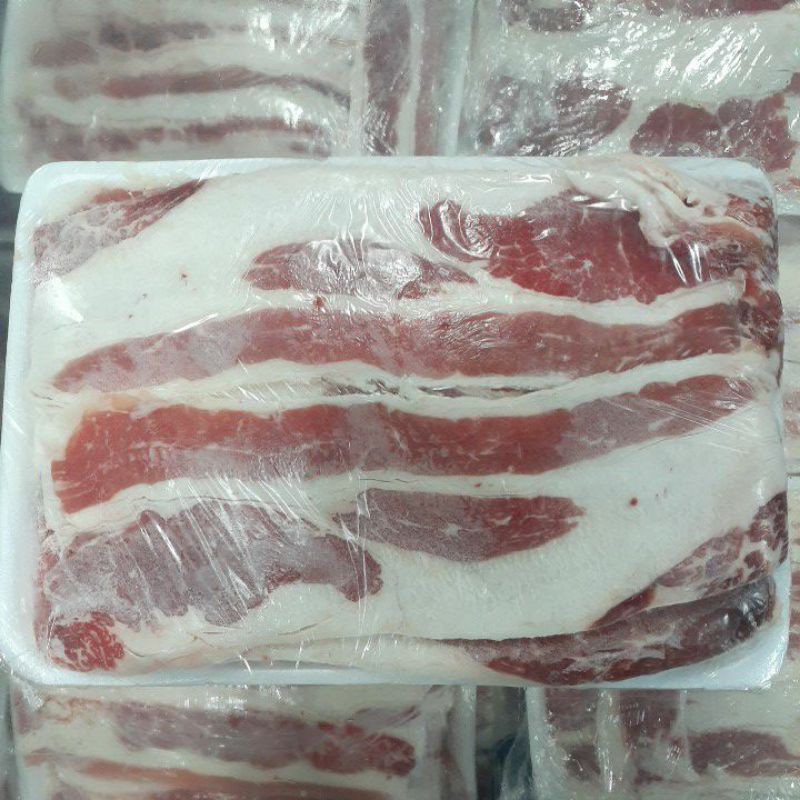 

Short Plate Beef Slice with Fat 500g