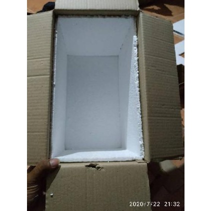 

New - tambahan sterofoam packing ikan aman ,,