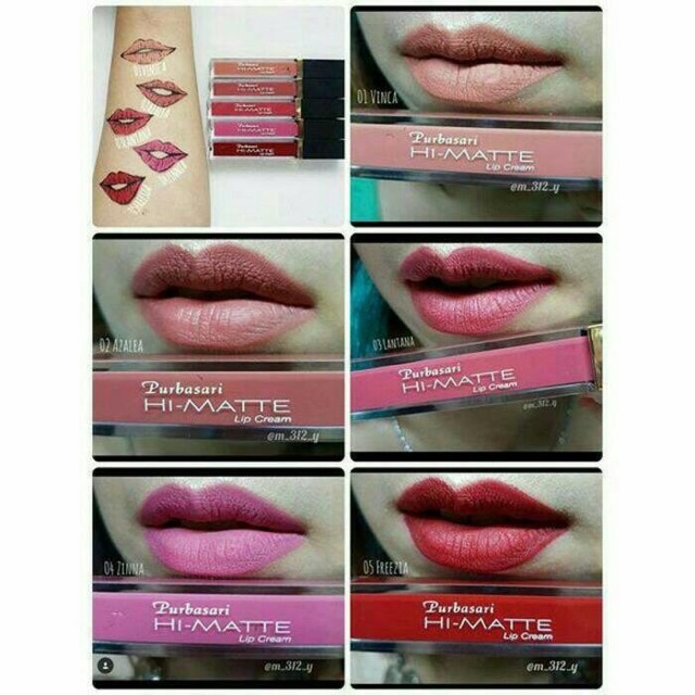 Purbasari Hi Matte Lip Cream Hi-Matte Hydra Original