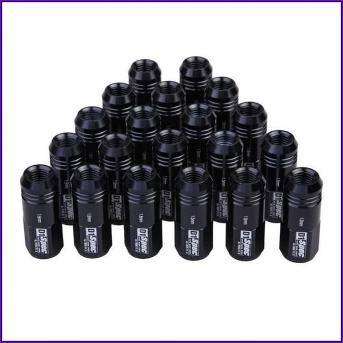 @@PROMO$$ Lug Nut Baut Roda Mobil Racing D1 Spec1.5 Mm - Hitam