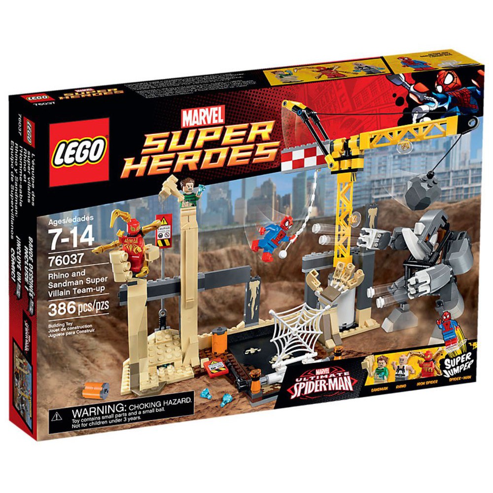 LEGO SUPER HEROES 76037   Rhino and Sandman Super Villain Team up  Berkualitas