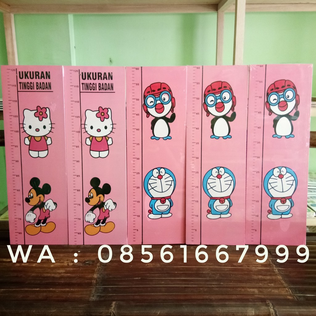 Mainan Edukasi Anak / Mainan Anak Edukatif / Mainan Kayu Alat Ukur Tinggi Badan Anak