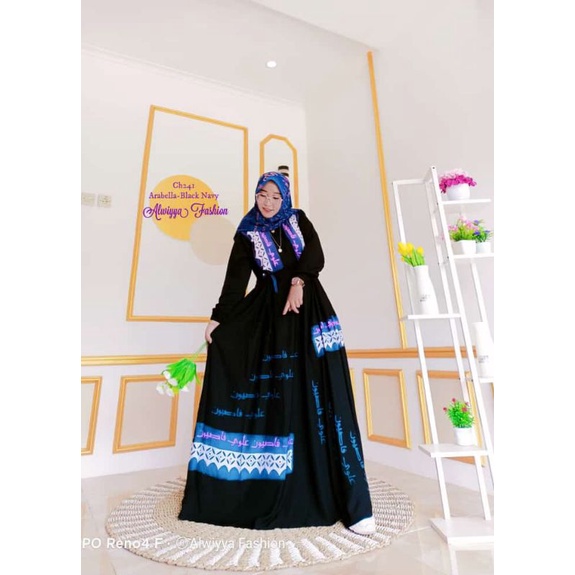 KODE ARABELLA EDISI  BLACK/TWILL ALWIYYA FASHION